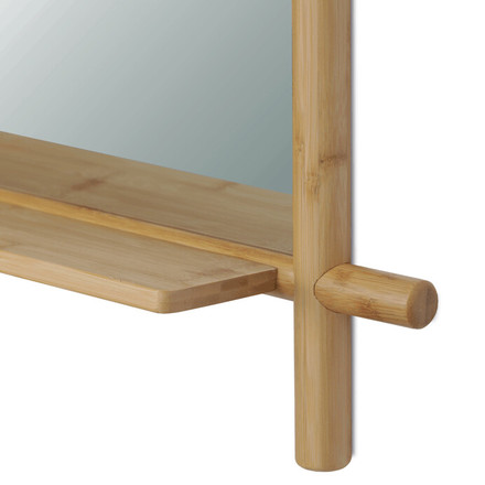 Nástěnné zrcadlo Autronic Nástěnné zrcadlo, bambus, přírodní, AZR-B027 NAT (3)