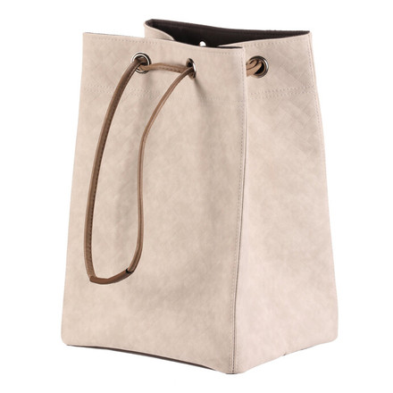 Koš prádelní Autronic Koš prádelní - látkový, stahovací, krémová barva (DT3011 CRM-M)