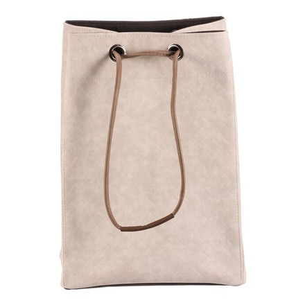 Koš prádelní Autronic Koš prádelní - látkový, stahovací, krémová barva (DT3011 CRM-M) (1)