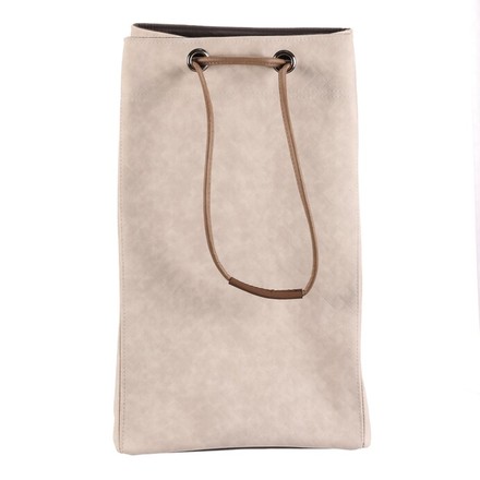 Koš prádelní Autronic Koš prádelní - látkový, stahovací, krémová barva (DT3011 CRM-L) (1)