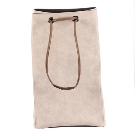 Koš prádelní Autronic Koš prádelní - látkový, stahovací, krémová barva (DT3011 CRM-L) (3)