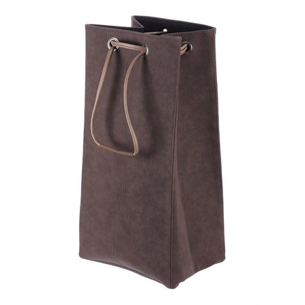 Koš látkový Autronic Koš látkový - skládací, stahovací, hnědý (DT3005 BRN)