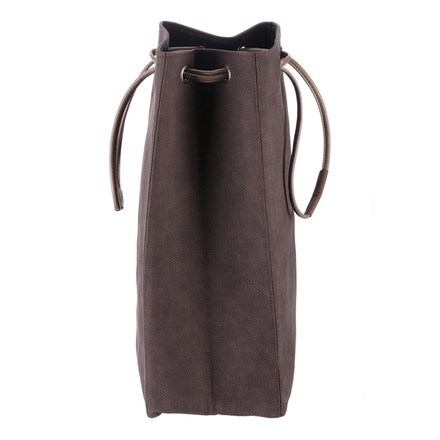 Koš látkový Autronic Koš látkový - skládací, stahovací, hnědý (DT3005 BRN) (2)