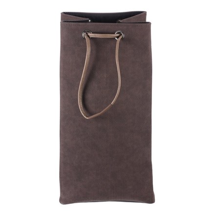 Koš látkový Autronic Koš látkový - skládací, stahovací, hnědý (DT3005 BRN) (3)