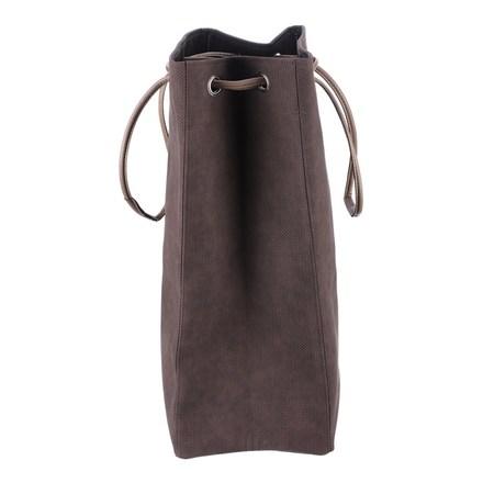 Koš látkový Autronic Koš látkový - skládací, stahovací, hnědý (DT3005 BRN) (4)