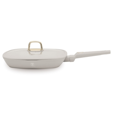 Pánev grilovací s titanovým povrchem a poklicí Berlingerhaus BH-8067 28 cm Sahara Collection (1)
