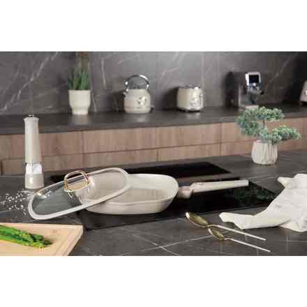 Pánev grilovací s titanovým povrchem a poklicí Berlingerhaus BH-8067 28 cm Sahara Collection (6)