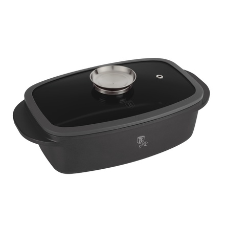 Pekáč s titanovým povrchem a aroma poklicí Berlingerhaus BH-8800 Antracit Collection