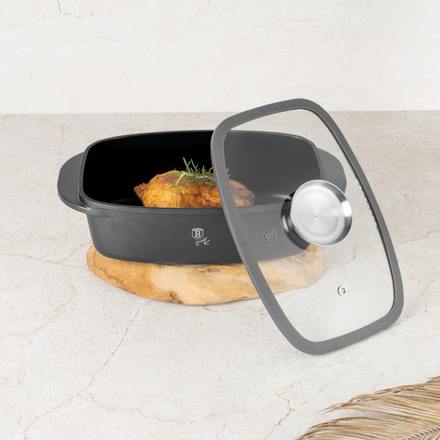 Pekáč s titanovým povrchem a aroma poklicí Berlingerhaus BH-8800 Antracit Collection (3)