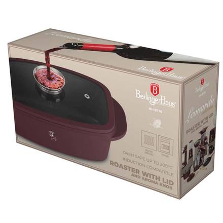 Pekáč s titanovým povrchem a aroma poklicí Berlingerhaus BH-8776 Leonardo Collection (3)