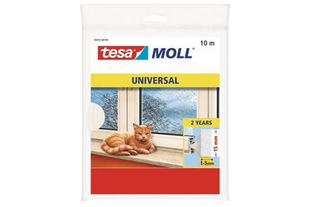 Těsnění do oken a dveří Tesa 148500 Těsnění do oken a dveří pěna, 9 x 6 mm x 10 m