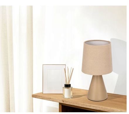 Stolní lampa Candellux (14-34571) SATTI, E14, keramická, béžová (1)