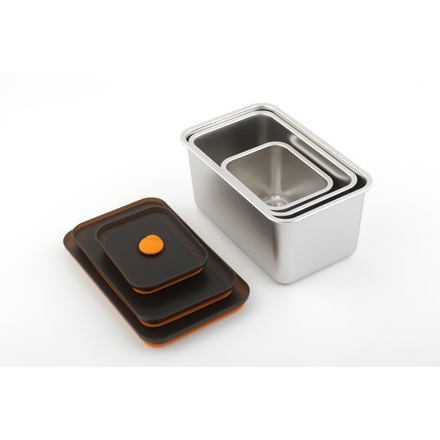 Dóza na potraviny sada Solingen CS-101602 Dóza na potraviny sada 3 ks s víkem 550, 1500, 2100 ml (2)