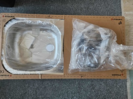 Nerezový kuchyňský dřez Pyramis CA1 Ø60 100120401 (BAZAR) (5)