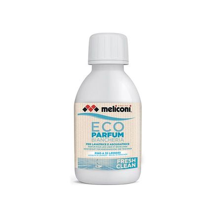 Koncentrát do pračky Meliconi 621033, ECO parfém fresh clean, koncentrovaný, do praček a sušiček, 250 ml, Made in Italy