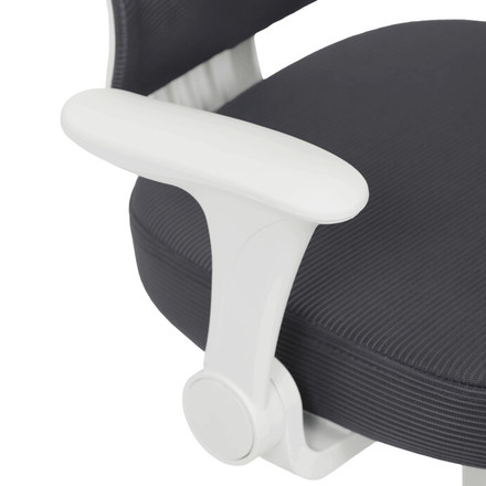 Dětská kandcelářská židle Autronic Dětská židle, výškově nastavitelná, šedá síťovina, KA-K1063 GREY (10)