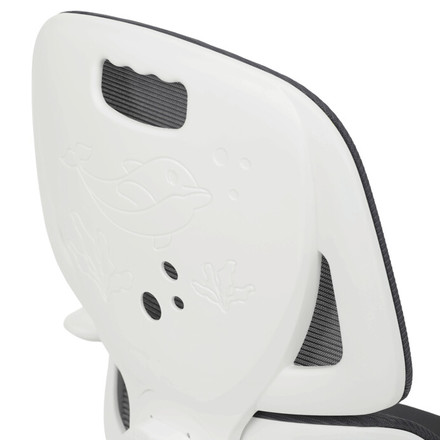 Dětská kandcelářská židle Autronic Dětská židle, výškově nastavitelná, šedá síťovina, KA-K1063 GREY (11)