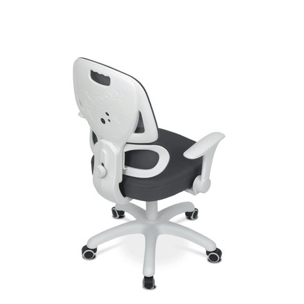 Dětská kandcelářská židle Autronic Dětská židle, výškově nastavitelná, šedá síťovina, KA-K1063 GREY (6)