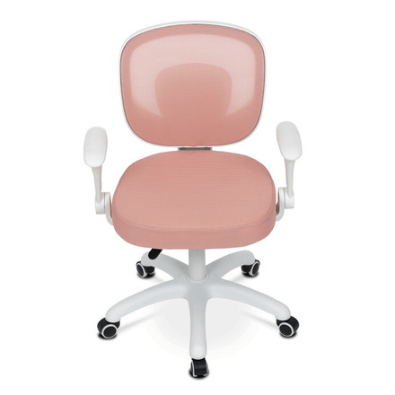 Dětská kandcelářská židle Autronic Dětská židle, výškově nastavitelná, růžová síťovina, KA-K1062 PINK (6)