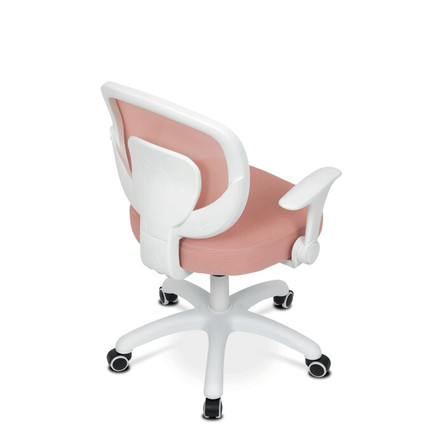 Dětská kandcelářská židle Autronic Dětská židle, výškově nastavitelná, růžová síťovina, KA-K1062 PINK (7)