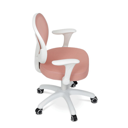 Dětská kandcelářská židle Autronic Dětská židle, výškově nastavitelná, růžová síťovina, KA-K1062 PINK (8)