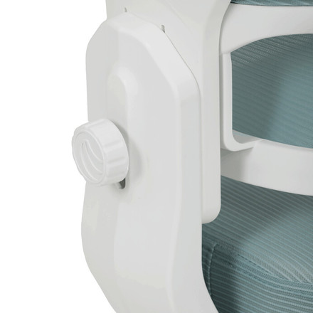 Dětská kandcelářská židle Autronic Dětská židle, výškově nastavitelná, zelená síťovina, KA-K1063 GRN (13)