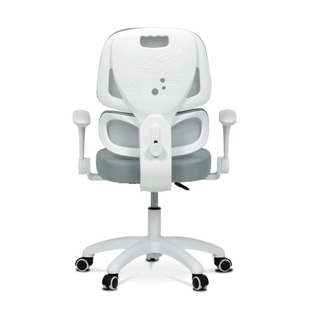 Dětská kandcelářská židle Autronic Dětská židle, výškově nastavitelná, zelená síťovina, KA-K1063 GRN (4)