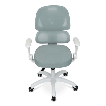 Dětská kandcelářská židle Autronic Dětská židle, výškově nastavitelná, zelená síťovina, KA-K1063 GRN (5)