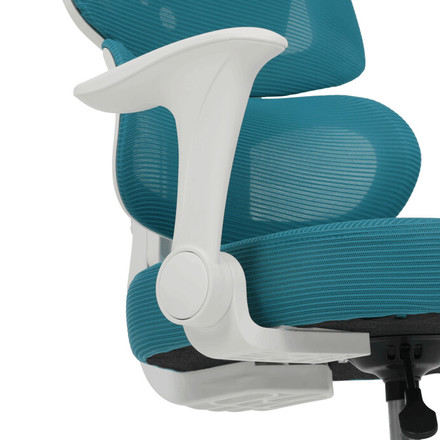 Dětská kandcelářská židle Autronic Dětská židle, výškově nastavitelná, modrá síťovina, KA-K1063 BLUE (10)