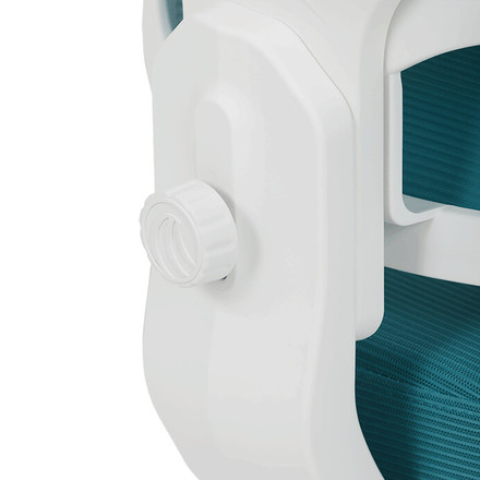 Dětská kandcelářská židle Autronic Dětská židle, výškově nastavitelná, modrá síťovina, KA-K1063 BLUE (13)