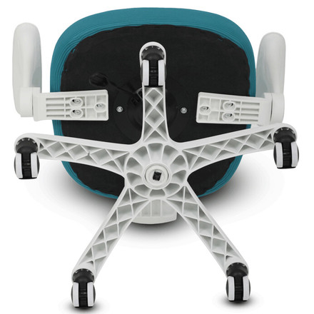 Dětská kandcelářská židle Autronic Dětská židle, výškově nastavitelná, modrá síťovina, KA-K1063 BLUE (14)