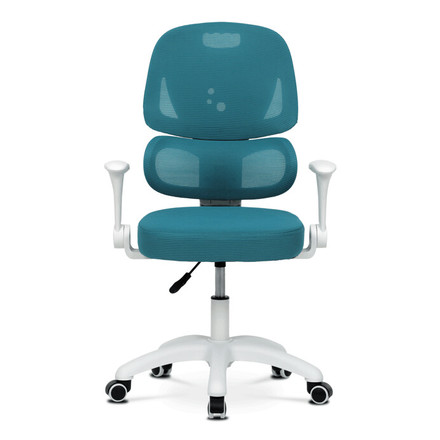 Dětská kandcelářská židle Autronic Dětská židle, výškově nastavitelná, modrá síťovina, KA-K1063 BLUE (1)