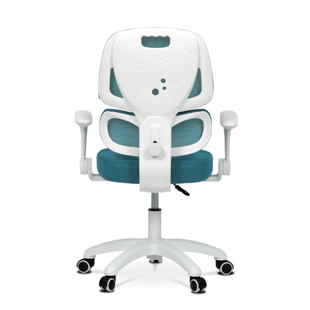 Dětská kandcelářská židle Autronic Dětská židle, výškově nastavitelná, modrá síťovina, KA-K1063 BLUE (4)