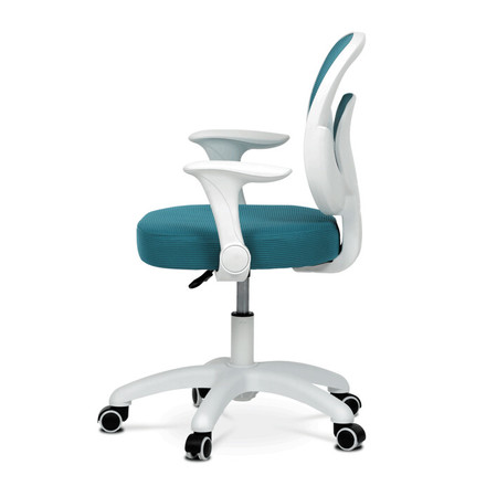 Dětská kandcelářská židle Autronic Dětská židle, výškově nastavitelná, modrá síťovina, KA-K1062 BLUE (2)