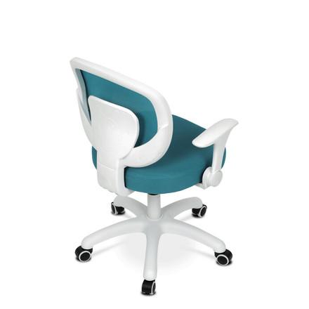 Dětská kandcelářská židle Autronic Dětská židle, výškově nastavitelná, modrá síťovina, KA-K1062 BLUE (6)