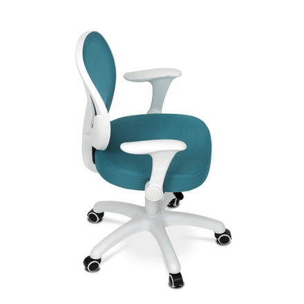 Dětská kandcelářská židle Autronic Dětská židle, výškově nastavitelná, modrá síťovina, KA-K1062 BLUE (7)