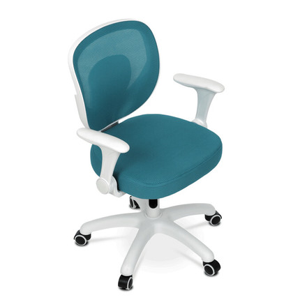 Dětská kandcelářská židle Autronic Dětská židle, výškově nastavitelná, modrá síťovina, KA-K1062 BLUE (8)