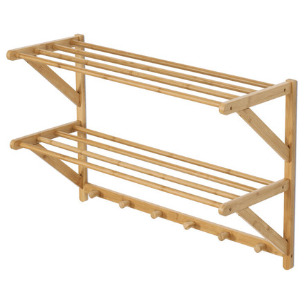 Věšák Autronic Věšák, bambus, přírodní, DR-B005 NAT (2)