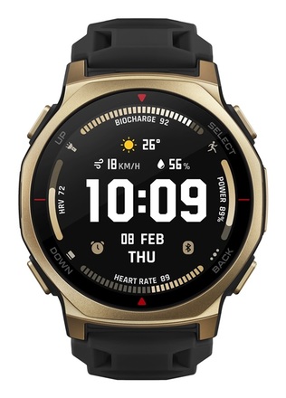 Chytré hodinky Amazfit T-Rex 3 Pro 44mm Black Gold (1)