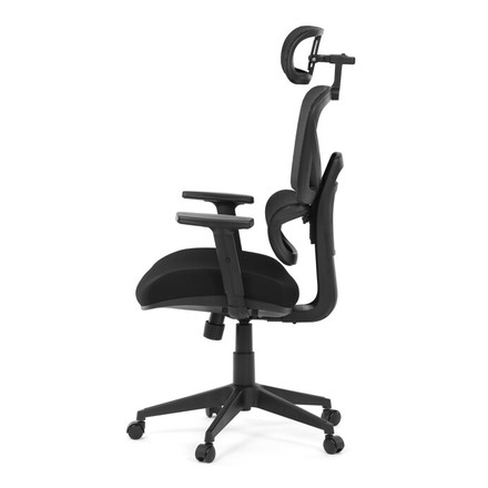 Kancelářská židle Autronic Kancelářská židle, houpací mechanismus, černá látka, KA-Q8203 BK (2)