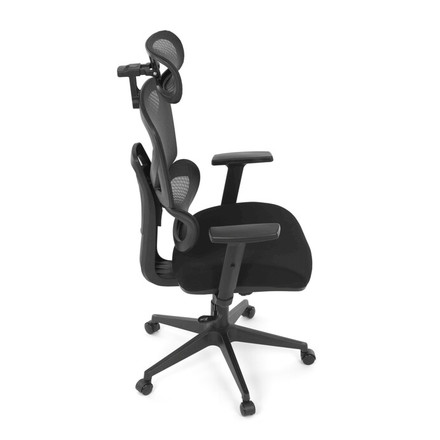 Kancelářská židle Autronic Kancelářská židle, houpací mechanismus, černá látka, KA-Q8203 BK (7)