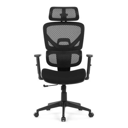 Kancelářská židle Autronic Kancelářská židle, houpací mechanismus, černá látka, KA-Q8203 BK (1)