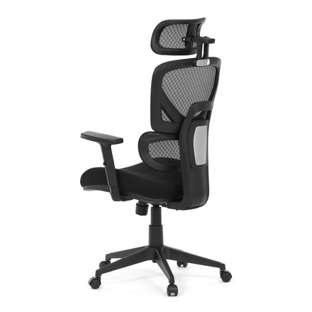 Kancelářská židle Autronic Kancelářská židle, houpací mechanismus, černá látka, KA-Q8203 BK (3)