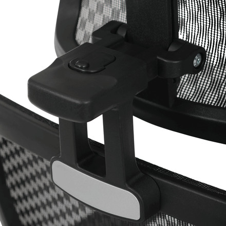Kancelářská židle Autronic Kancelářská židle, houpací mechanismus, černá látka, KA-Q8203 BK (8)