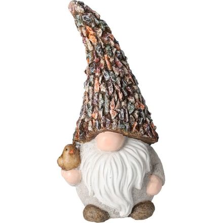 Zahradní trpaslík ProGarden KO-095752300ptak dekorace 31 cm s ptáčkem