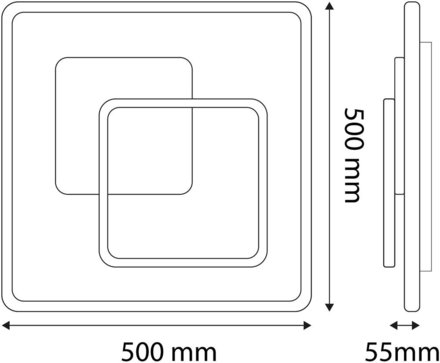 Stropní svítidlo Avide (9572047) KOA LED 90W, 6770lm, DO (3)