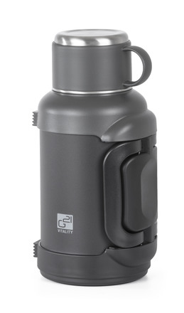 Termoska G21 nerezová 2500 ml, černo-šedá