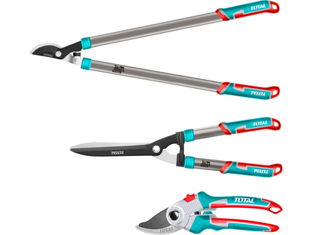 Zahradnické nůžky Total THT1576033 Nůžky zahradnické, sada 3ks, industrial