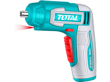 Aku šroubovák Total TSDLI0458 Šroubovák AKU 4V se sadou bitů, nabíjení USB-C (není součást balení)