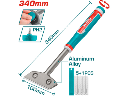 Škrabka Total TGS3088 Škrabka, 340mm, industrial (1)